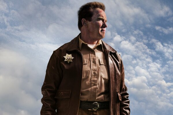 Шварцнеггер в роли шерифа из The last stand