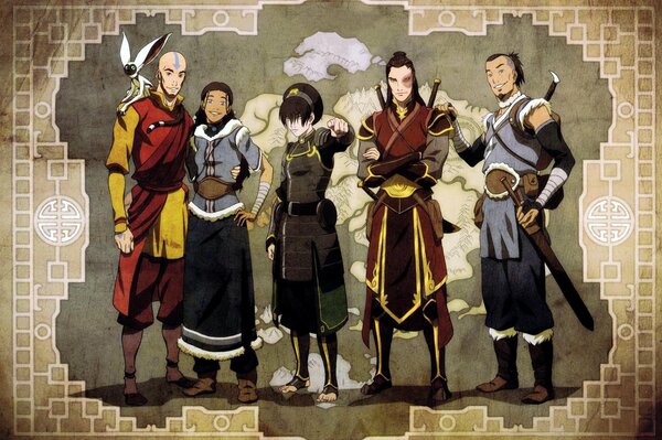 Amis préférés de la légende de Korra