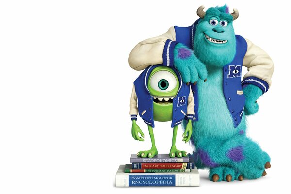 Sali y el Tuerto de la historieta Monsters University