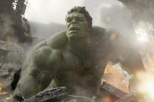 L incroyable Hulk dans le film Avengers