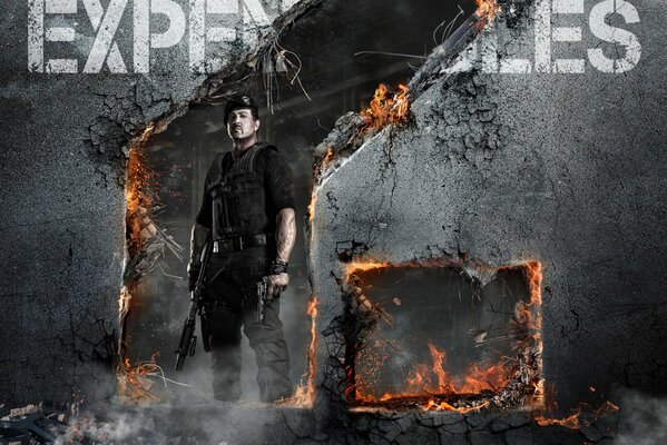 Affiche les Expendables 2 avec Sylvester Stallone