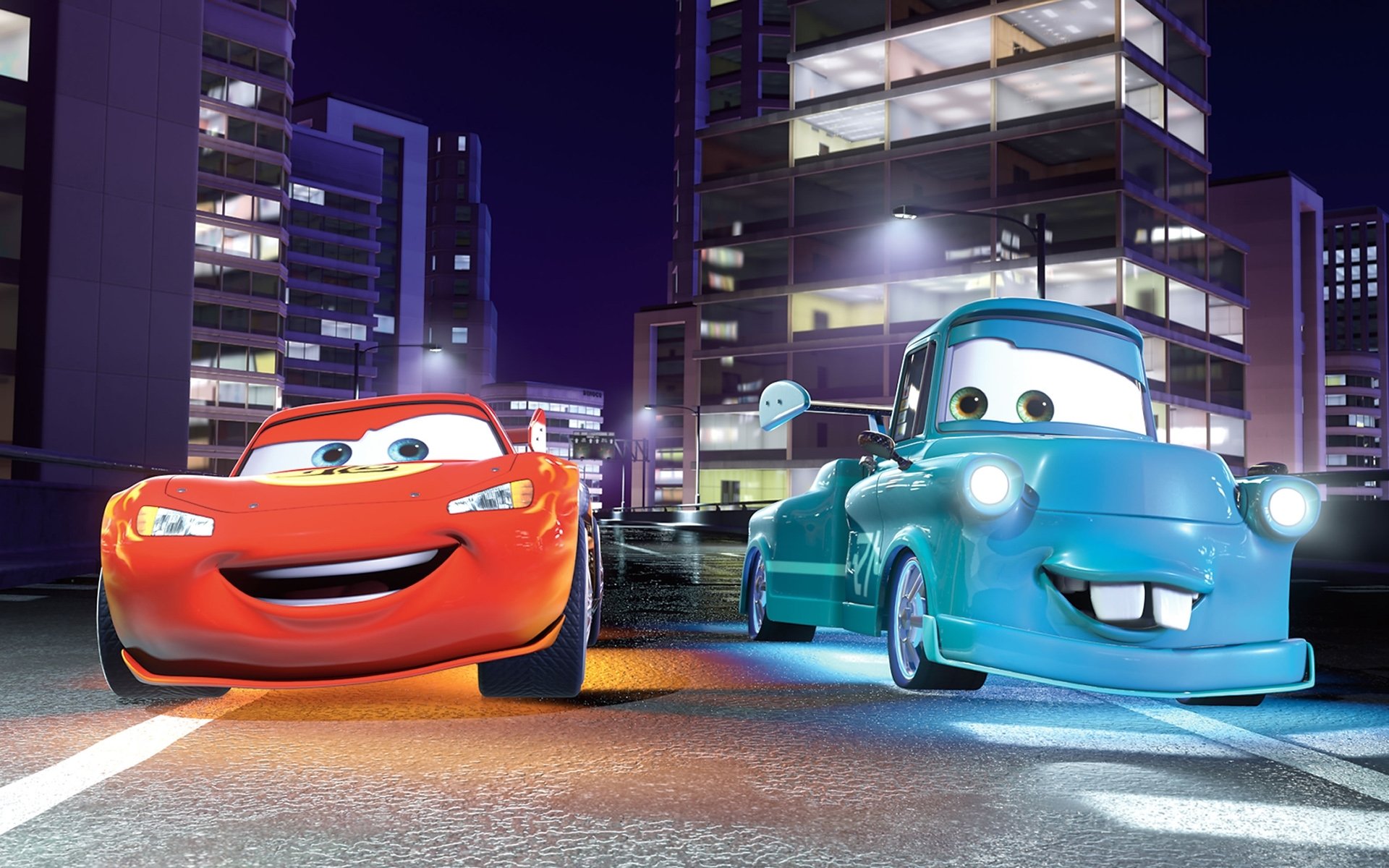 cars cars 2 movie cartoon cartoon car cars smile city road