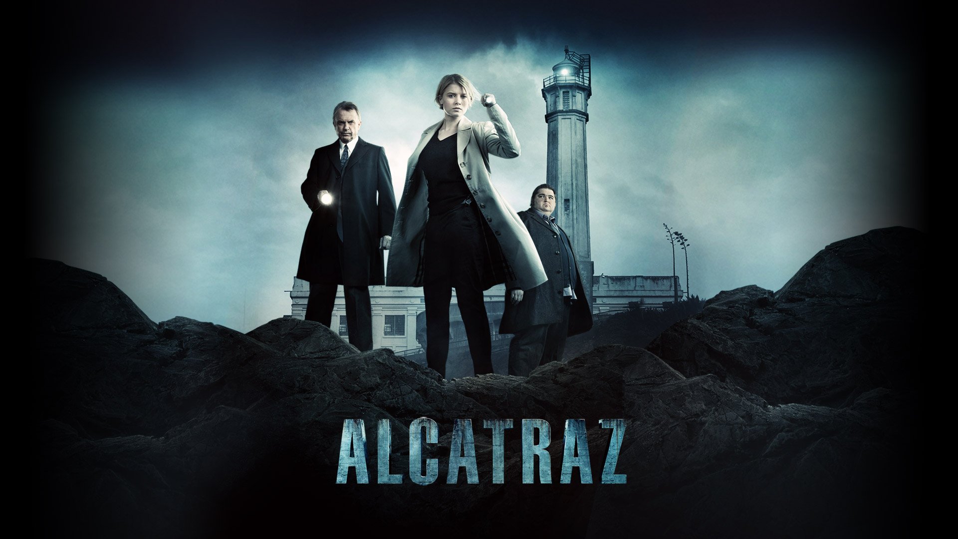 alcatraz sci-fi dramat serial telewizyjny emerson hauser rebecca madsen dr diego soto sam neill jorge garcia wyspa miejsce uwięzienia wieża latarnie kamienie