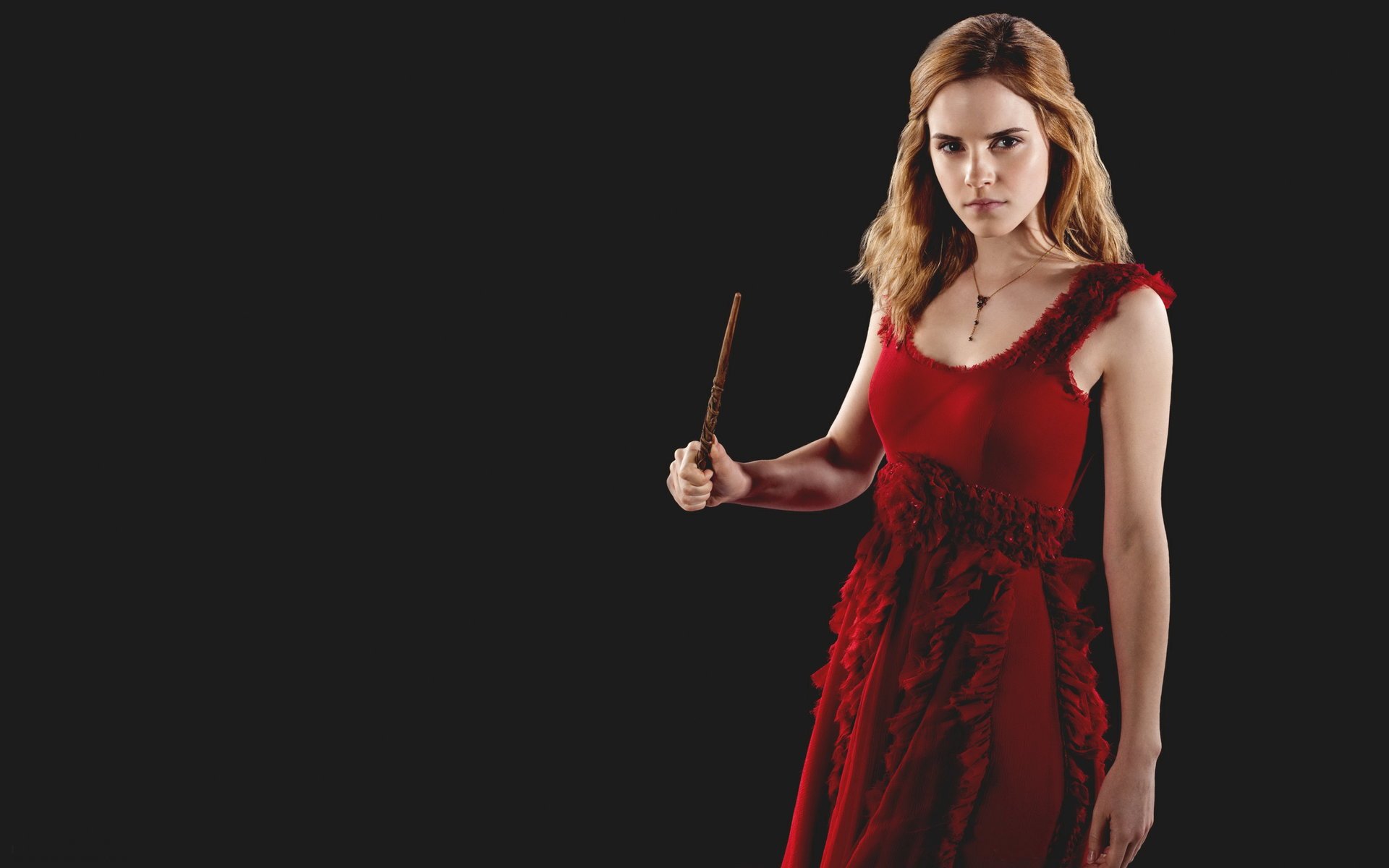 emma watson hermione granger en rojo