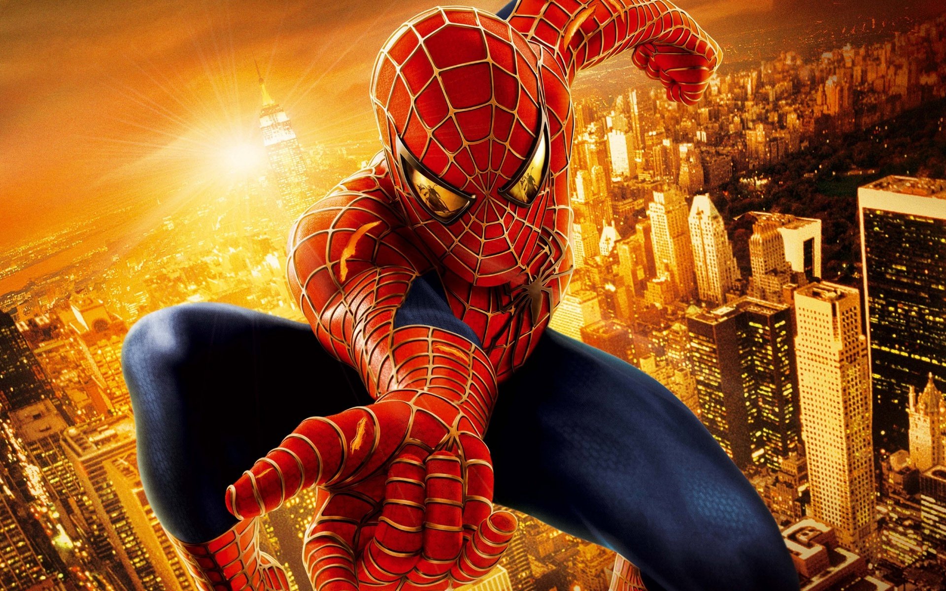 spiderman stadt superheld