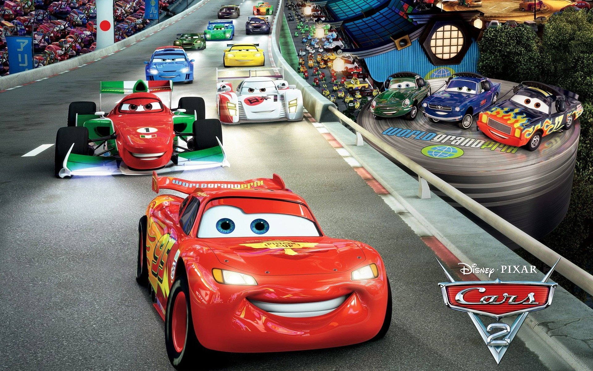 cars 2 cars 2 lightning track sports cars pixar