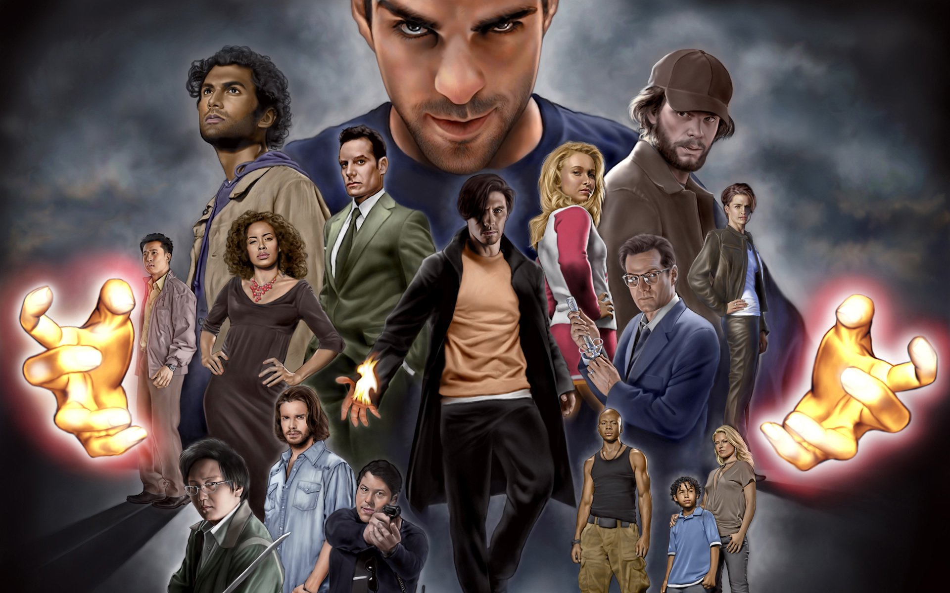 héros série télévisée claire bennet milo vintimille milo vintimille peter petrelli hiro nakamura zachary quinto quinto sylar