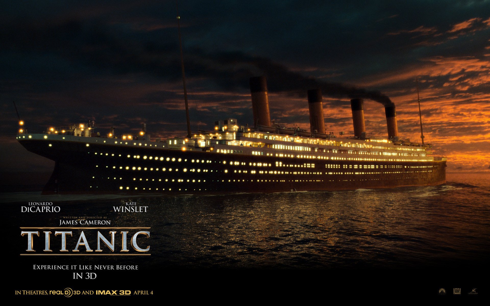 titanic barco noche