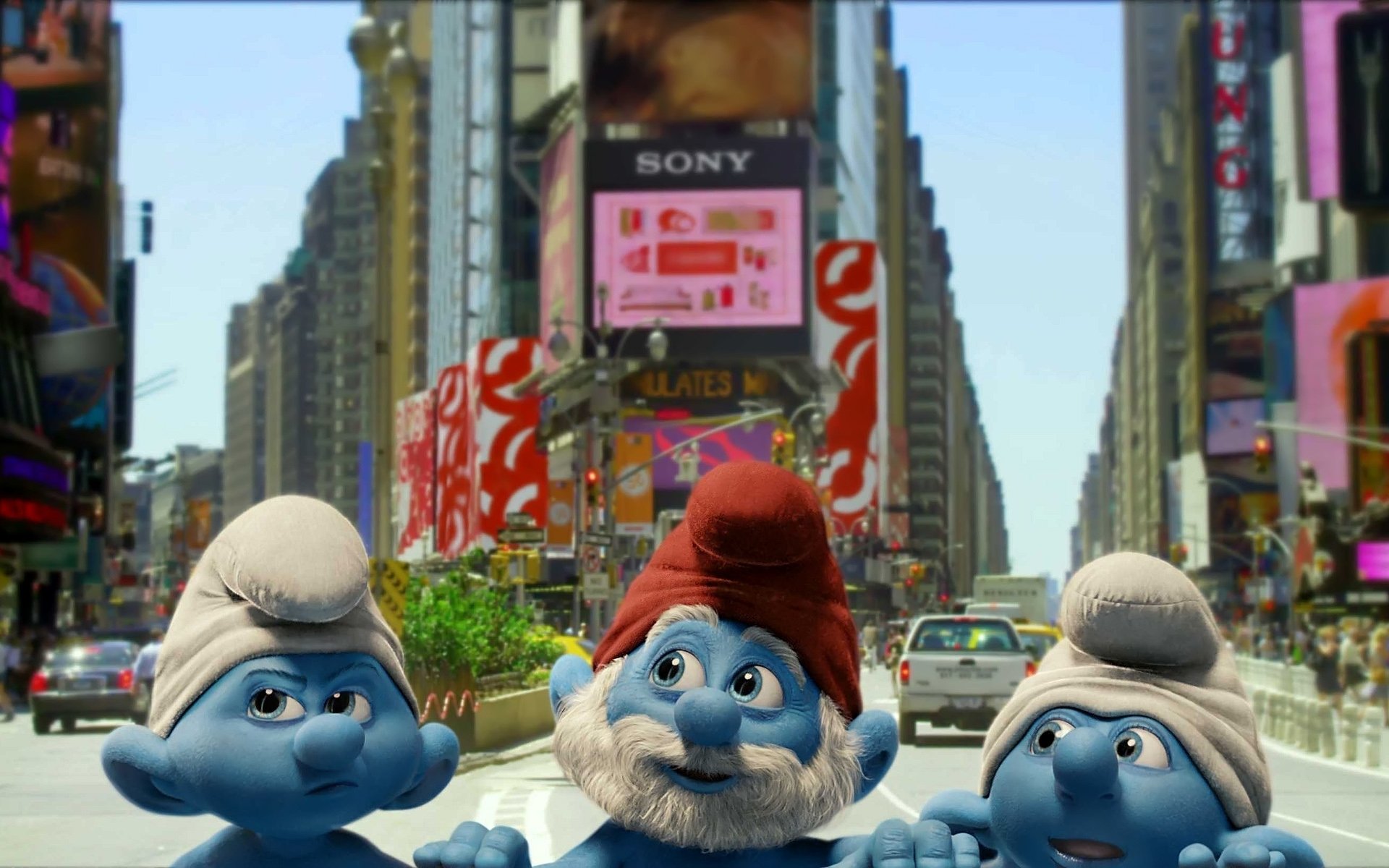 murfs smurfs smurfs city new york streets gnomes caps look