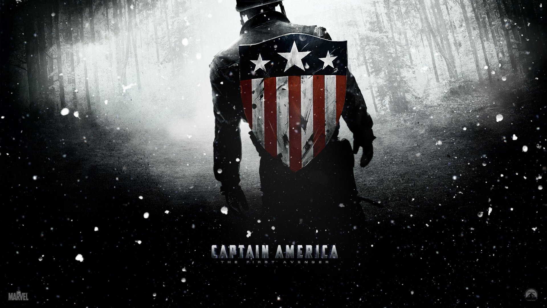 capitan america il primo vendicatore film neve