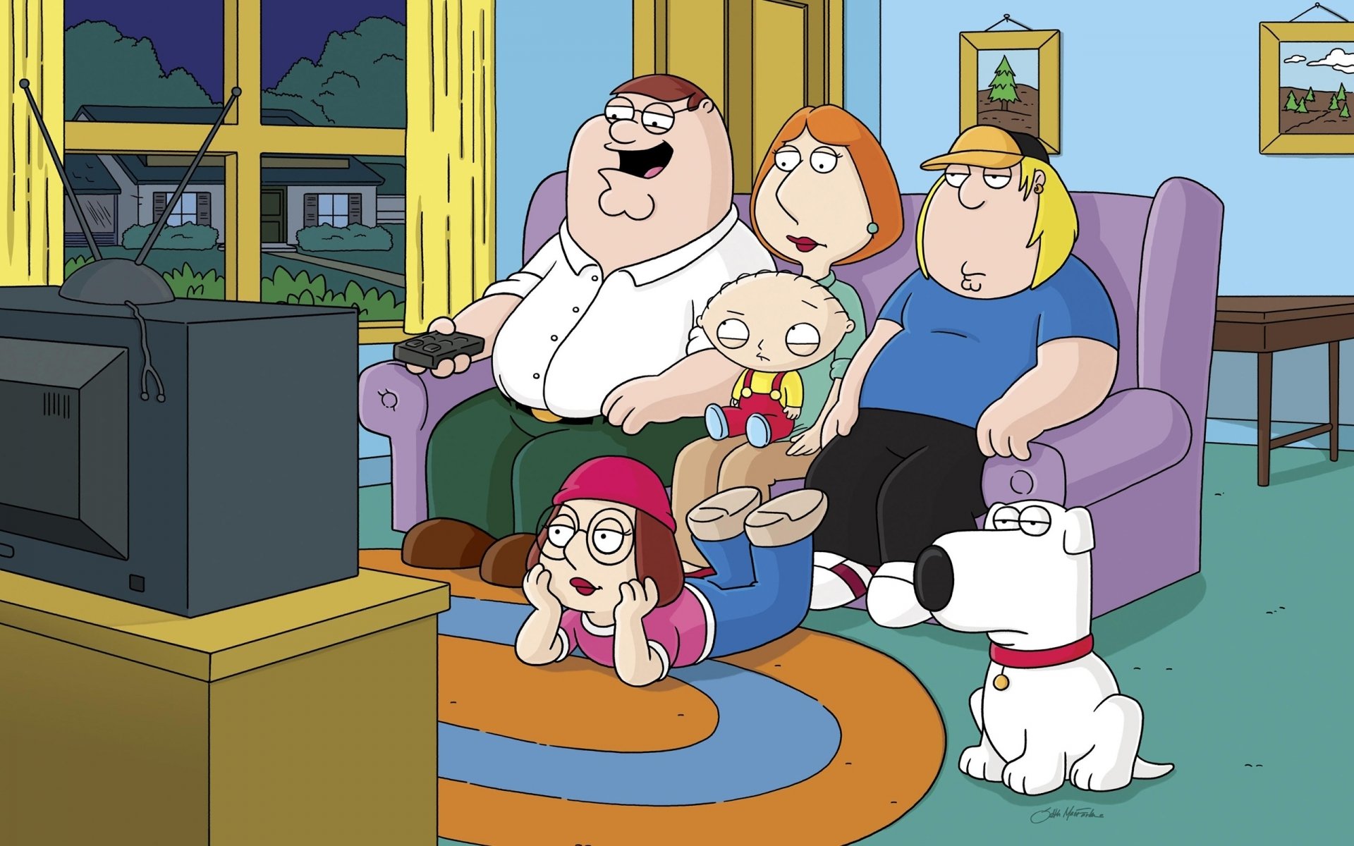 cartoon family guy family tv