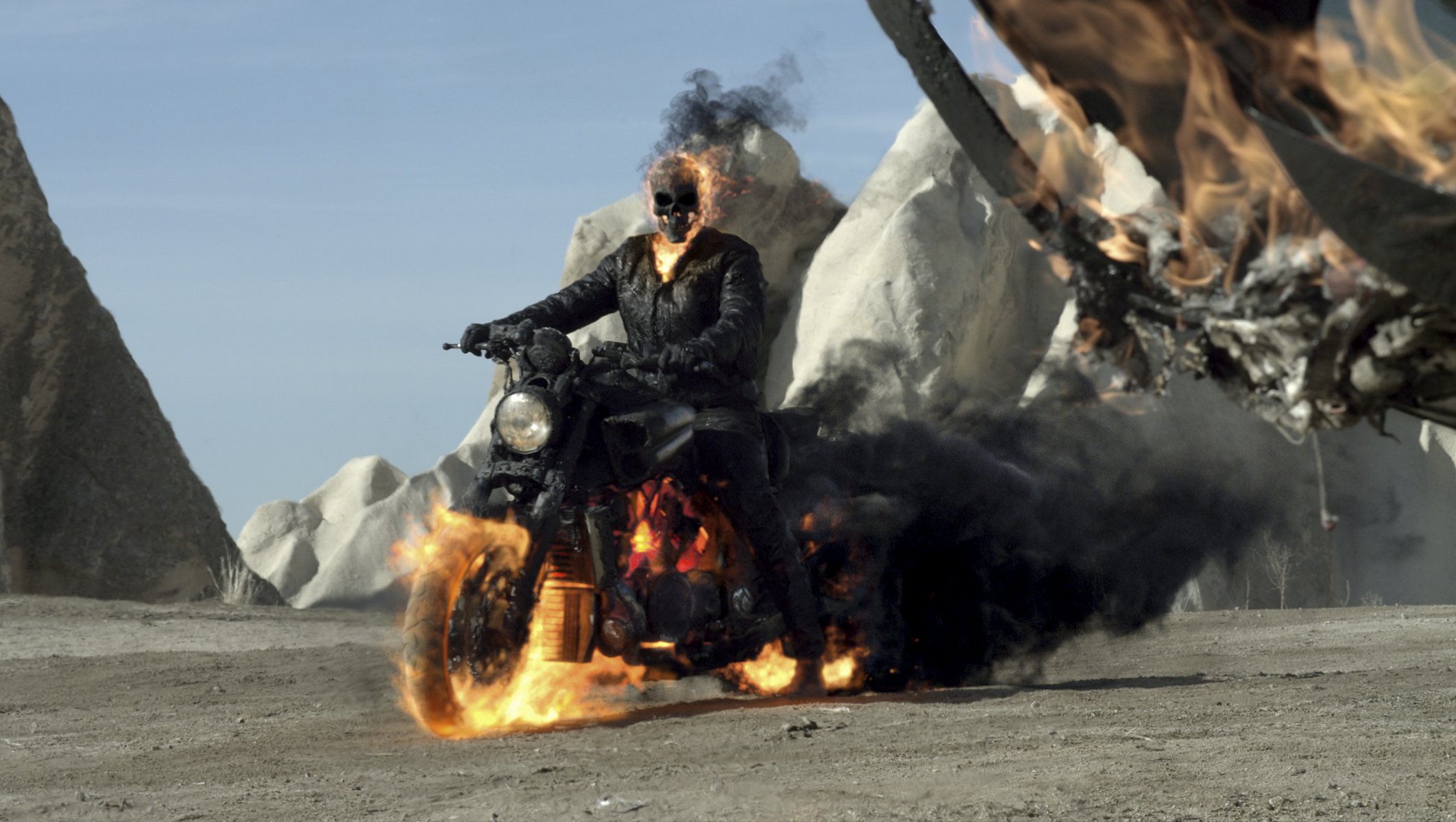 призрачный гонщик 2 ghost rider : spirit мщения 2012 николас кейдж джонни блейз / призрачный гонщик