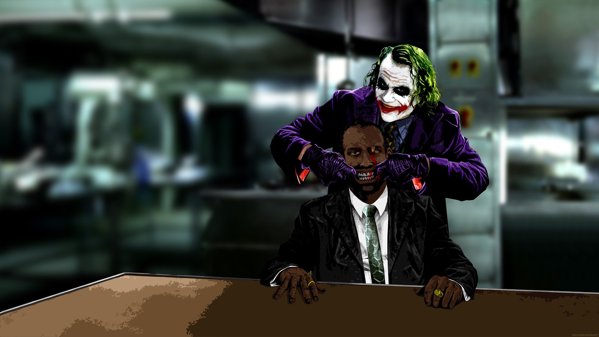 joker batman sourire cartes lettrage farceur batman batman art style look 1920x1080 clown bande dessinée film sombre chevalier sang nègre nègre noir noir africain nègre singe maure noir racisme costume divertissement