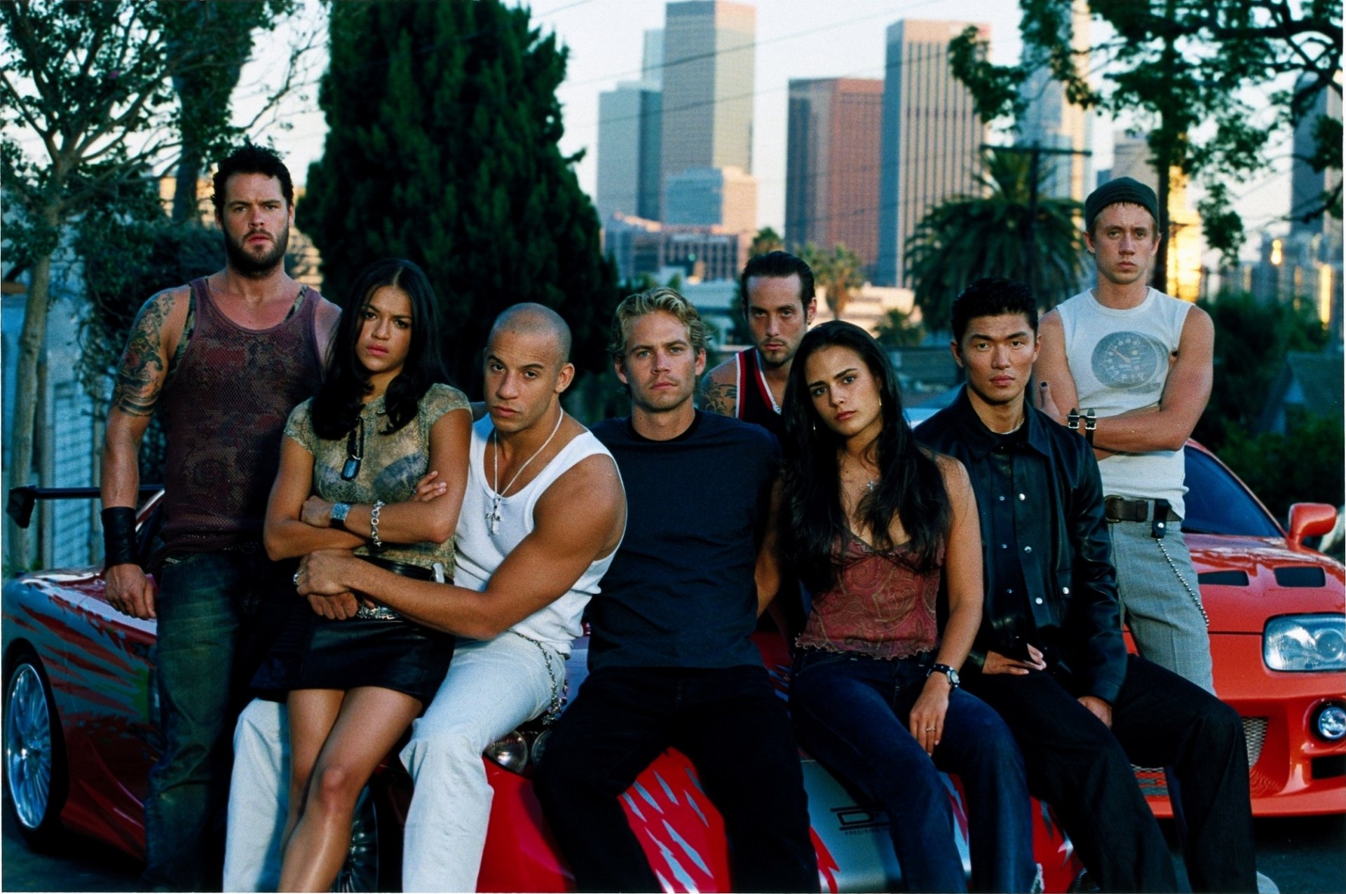 Fast and Furious Paul Walker Brian O Connor Vin Diesel Dominic Toretto Michelle Rodriguez Letty Jordana Brewster Mia Toretto Rick Yun Johnny Chan Chad Lindberg Jesse