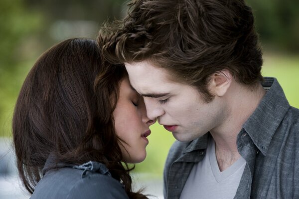 Le baiser de Bella et Edward du Crépuscule