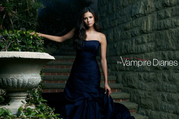 Actress from the TV series the vampire diaries Nina dobrev