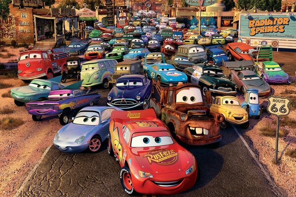 Disney Cartoon Cars et tous les personnages