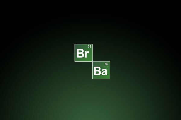 The screensaver of the series breaking bad