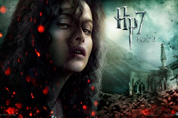 Bellatrix lestrange du film Harry Potter et les Reliques de la mort