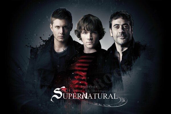 Film Supernatural mit jared padalecki jeesen eccles sam winchester john winchester - brüder