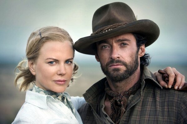 Retrato de Hugh Jackman y Nicole Kidman