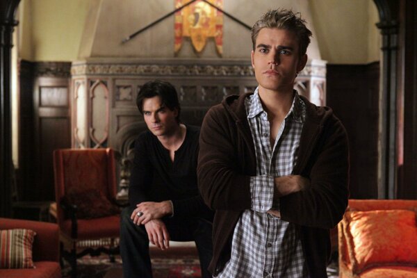The main characters from the movie the vampire Diaries