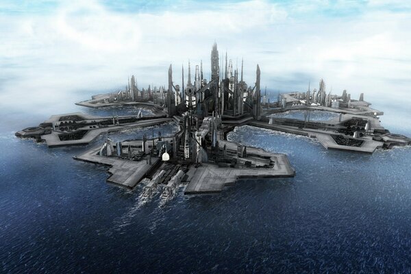 Eine Stadt im Meer. Stargate