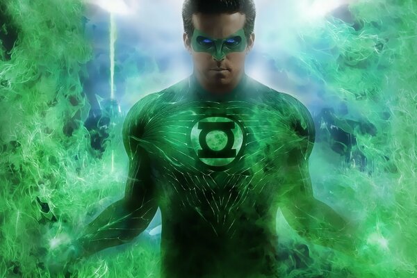 Héros de la bande dessinée Green Lantern