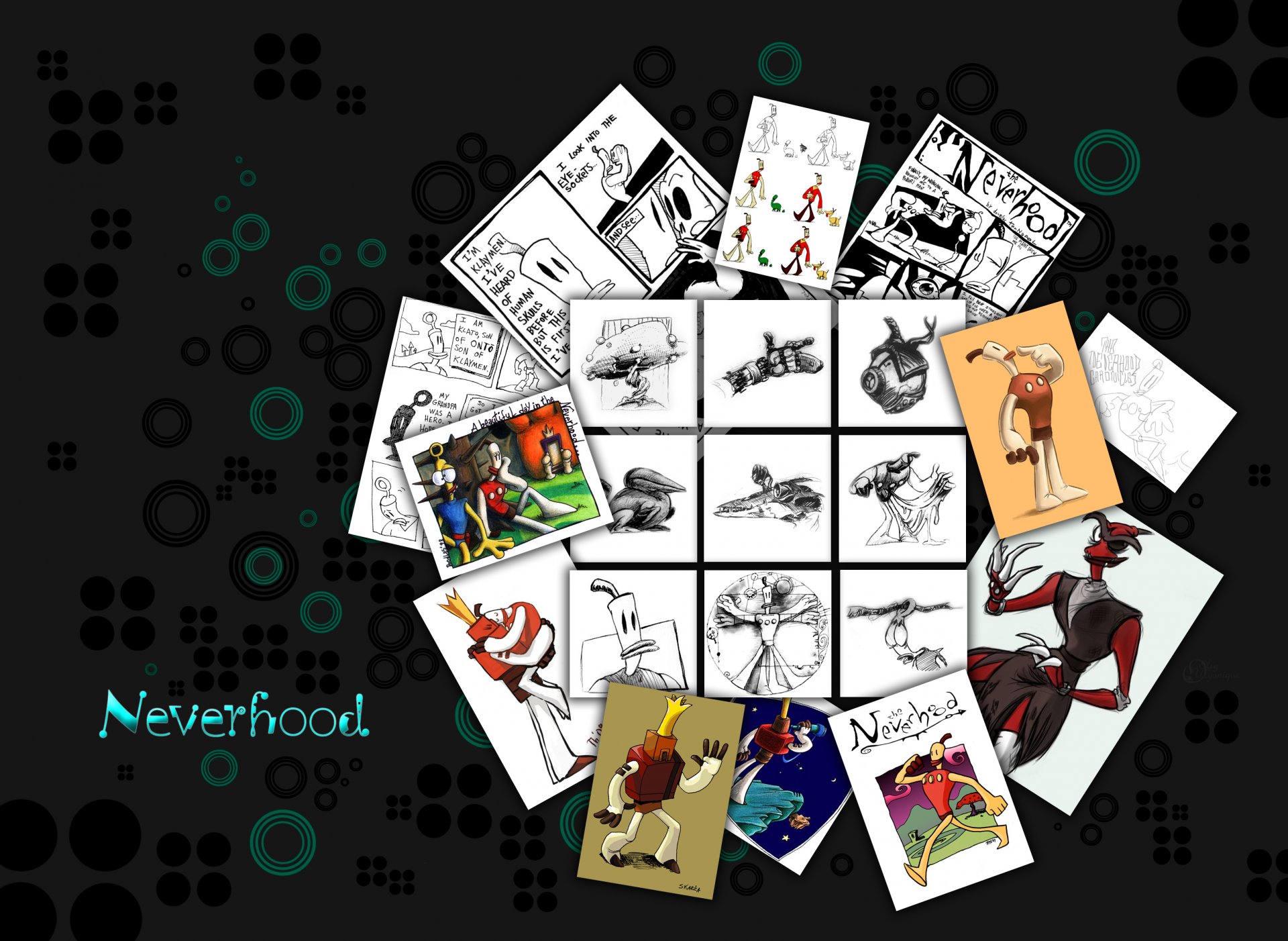 neverhood game collage