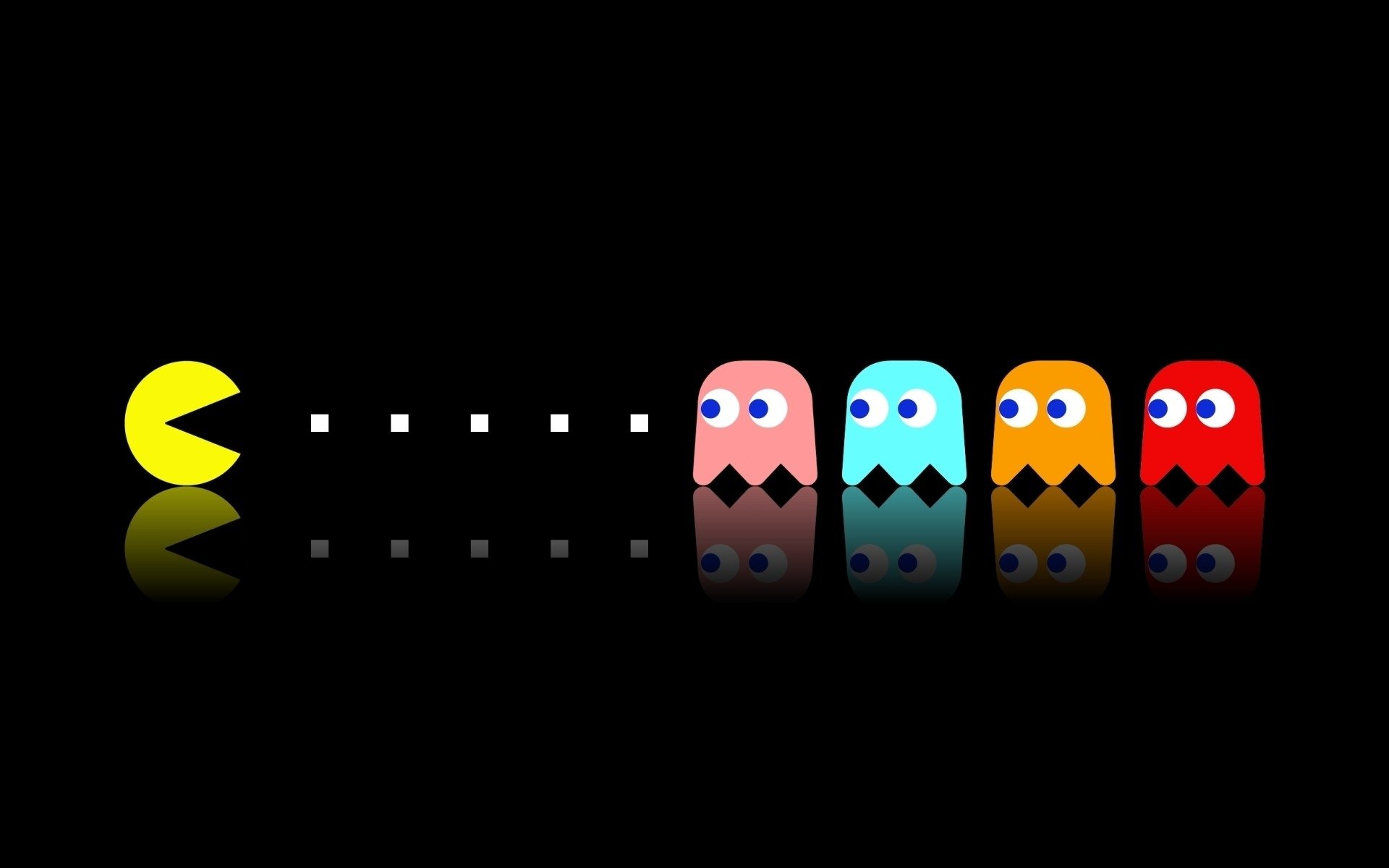 pac man spiel hintergrund