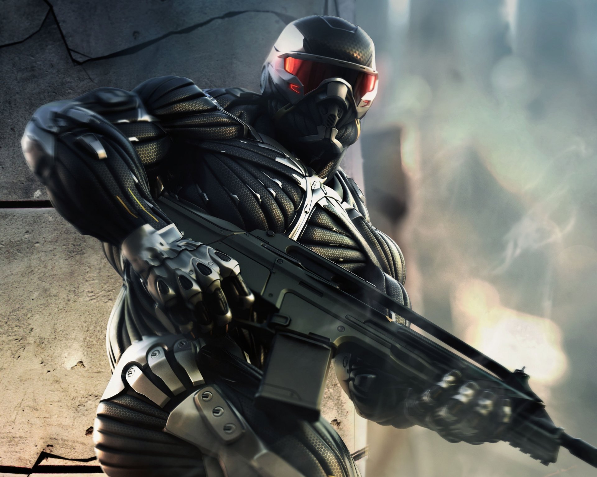 crysis nano traje hombre armas poder