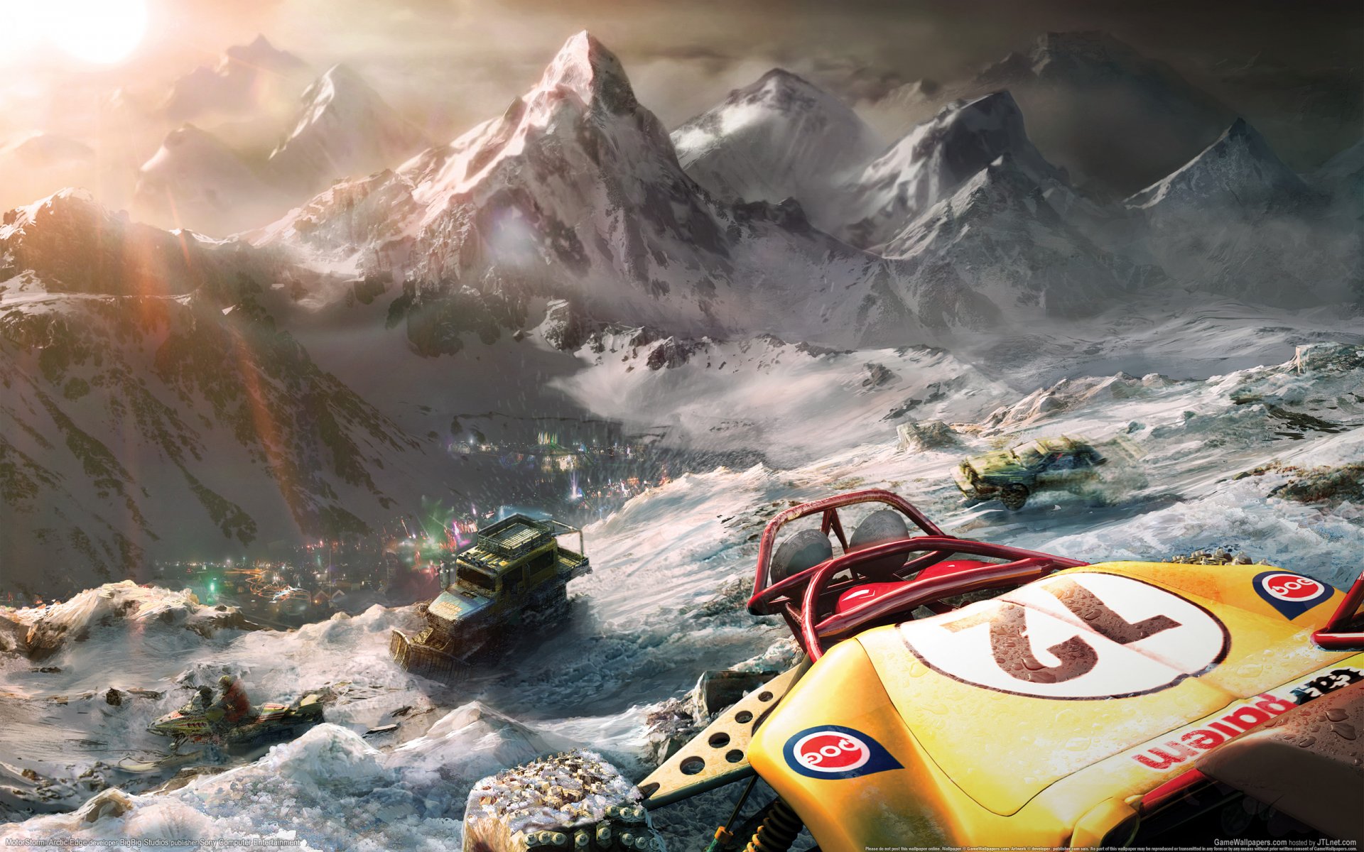 motorstorm arctic edge course neige