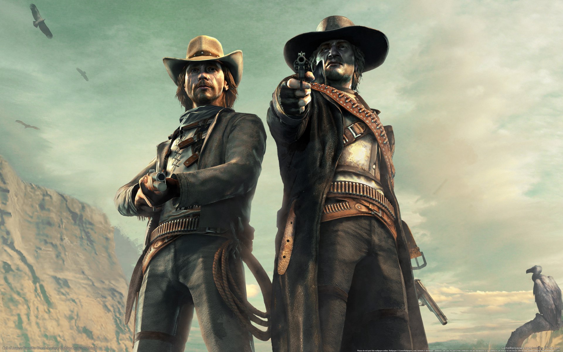 call of juarez: bound in blood cowboys désert western