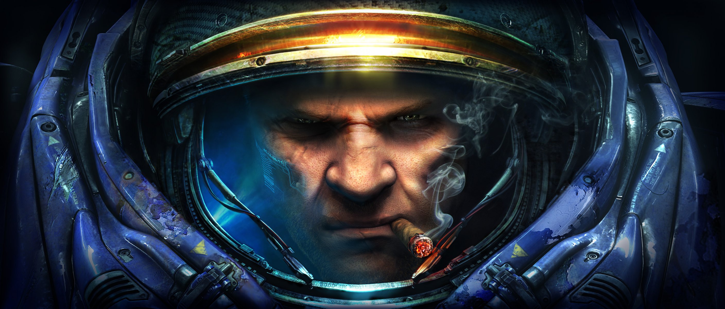 tarcraft starcraft spacesuit cigar