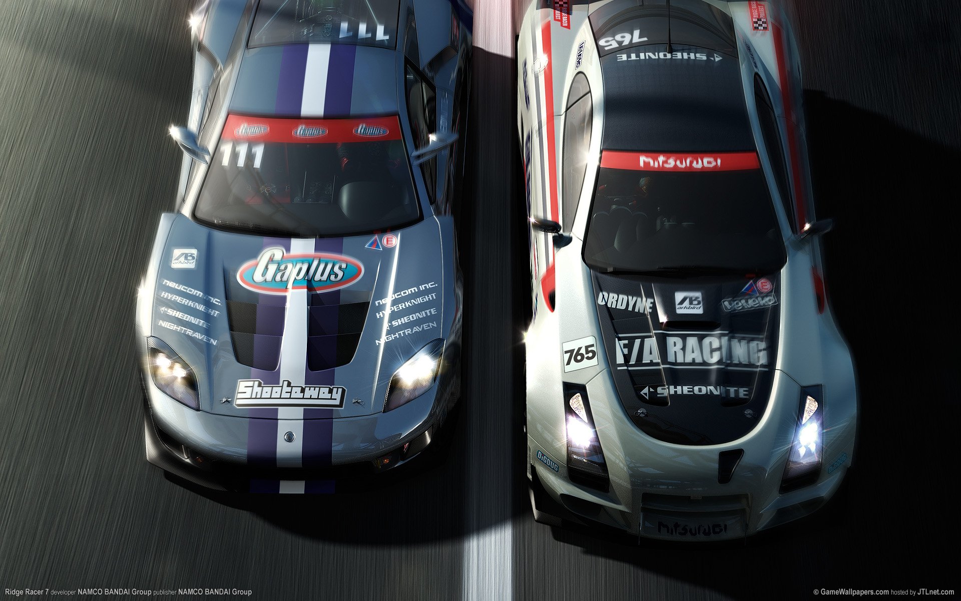 course brouettes route début ridge racer