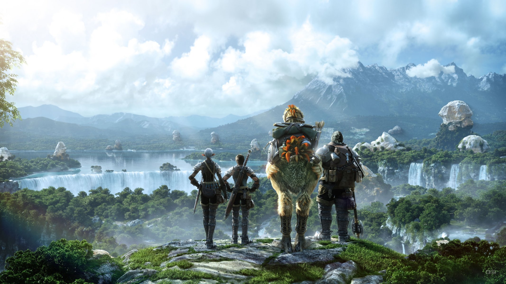 final fantasy xiv landscape heroes fabulous the world