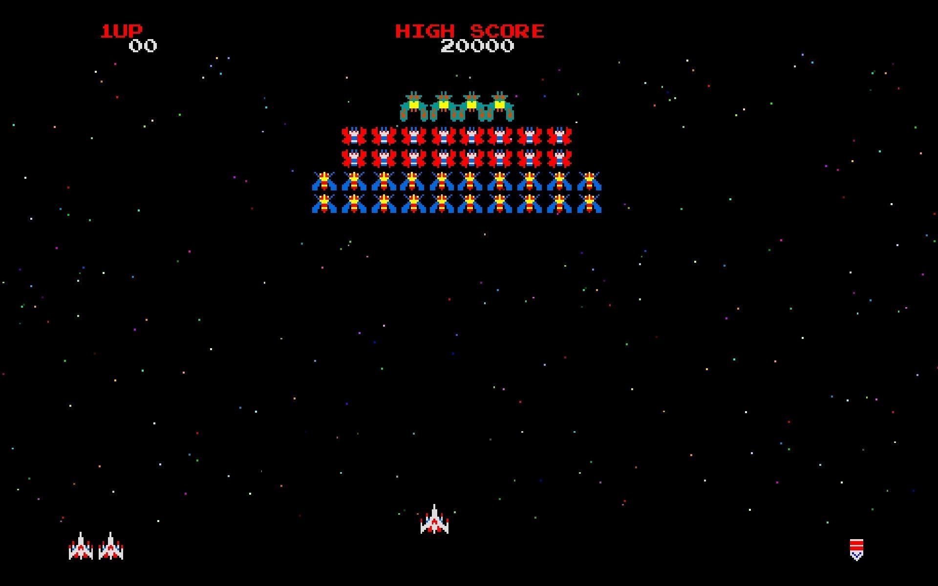 galaga nintendo dendy рэш 8-бит