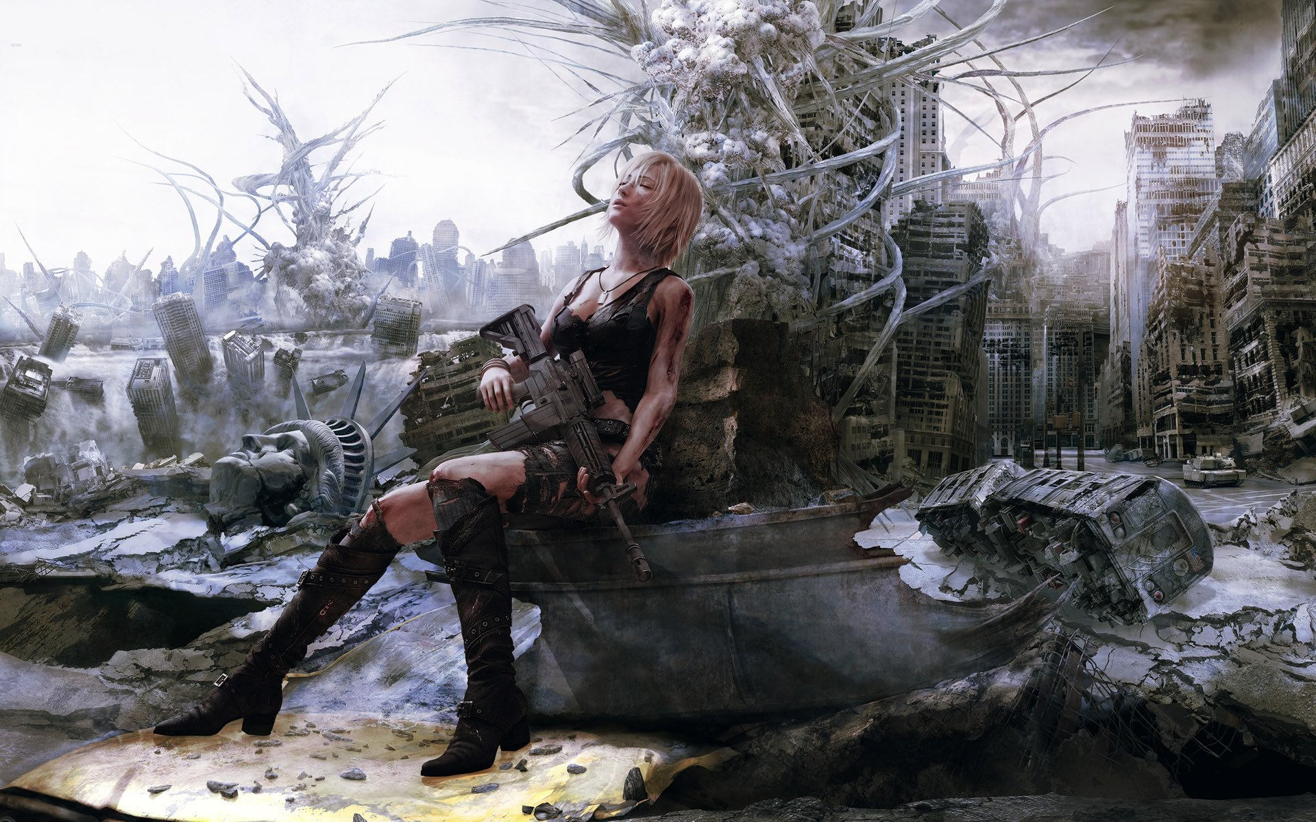 parasite eve aya brea fantastico automa rovine