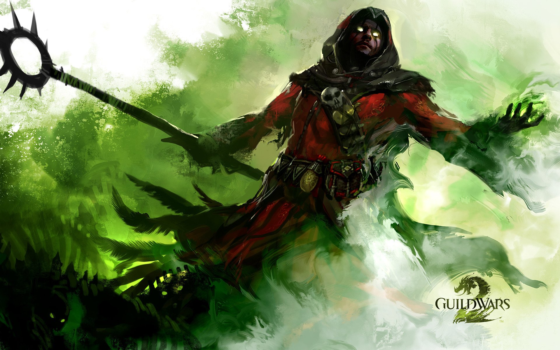 guild wars 2 vert sorcier bâton