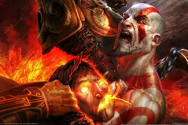 Capture d écran du jeu god of war 3