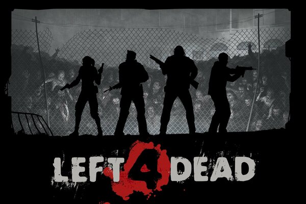 Der Startbildschirm des Spiels left 4 dead