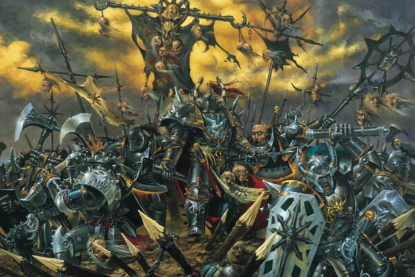 Jeu Warhammer bataille et chaos