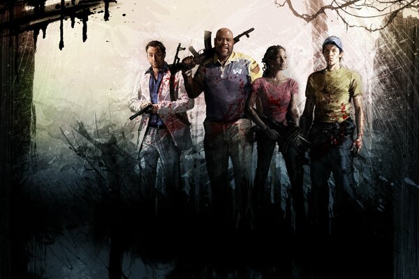 A game about survival in the zombie apocalypse, gives you to visit such an otmosphere only left 4 dead, a wonderful game