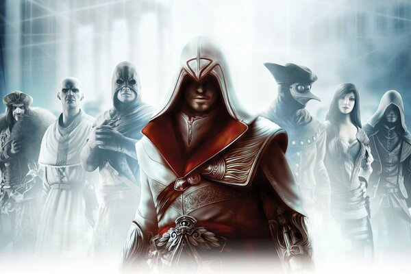 Principale sullo sfondo di personaggi secondari del gioco Assassin s Creed