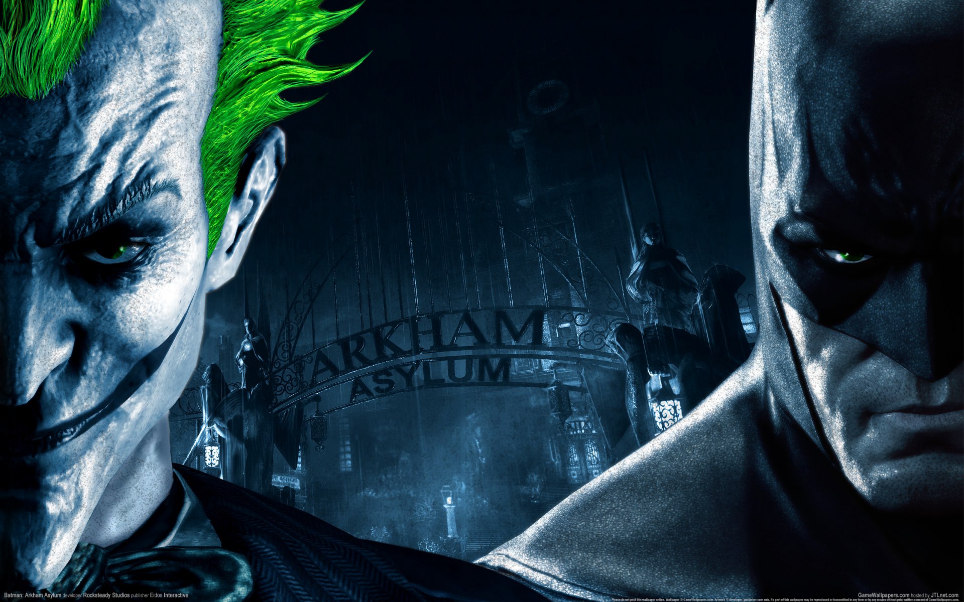 batman arkham asylum joker porte