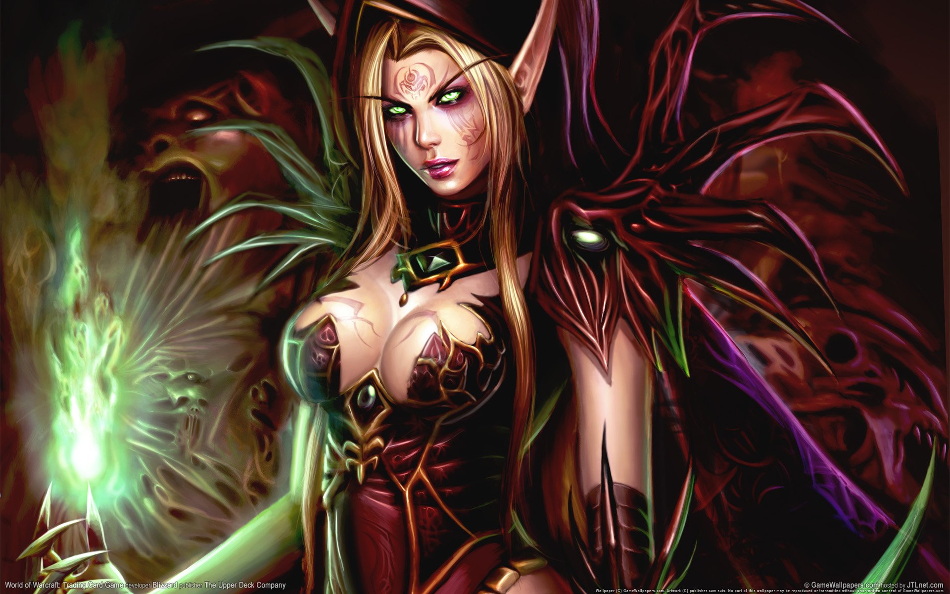 world of warcraft wow krwawa elfka piersi piersi