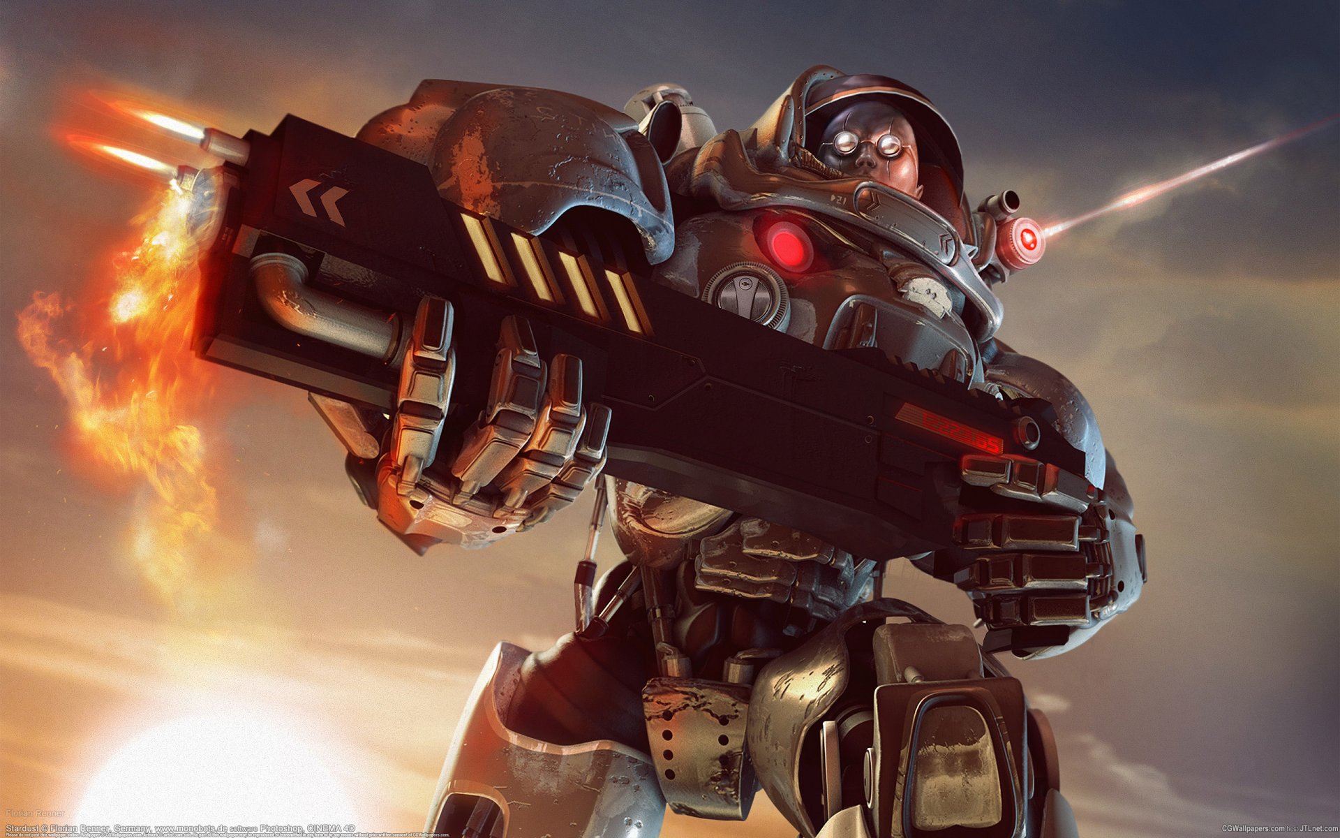 tardust gun space marines fighter cg wallpapers florian renner