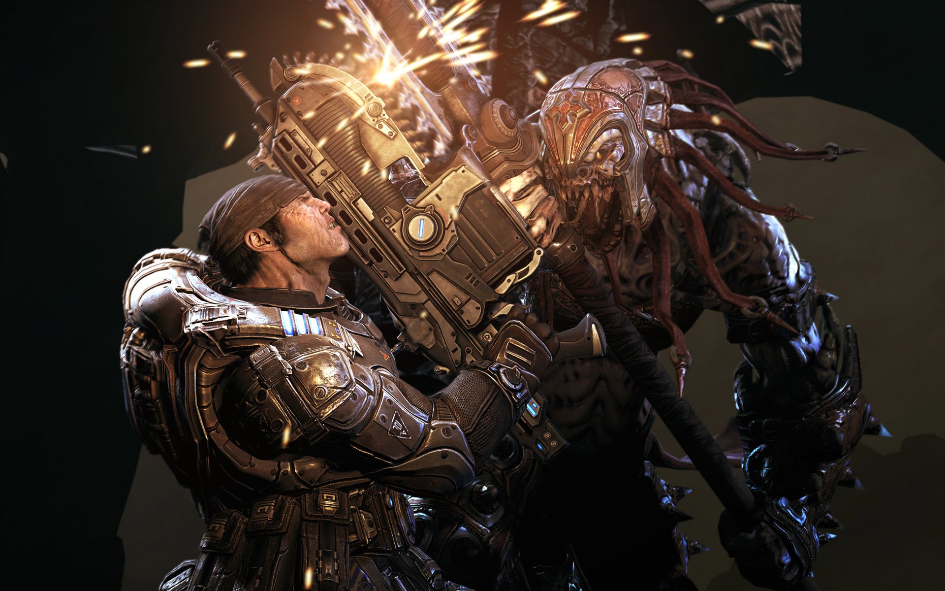 gears of war 2 marcus fenix locust weapon spark