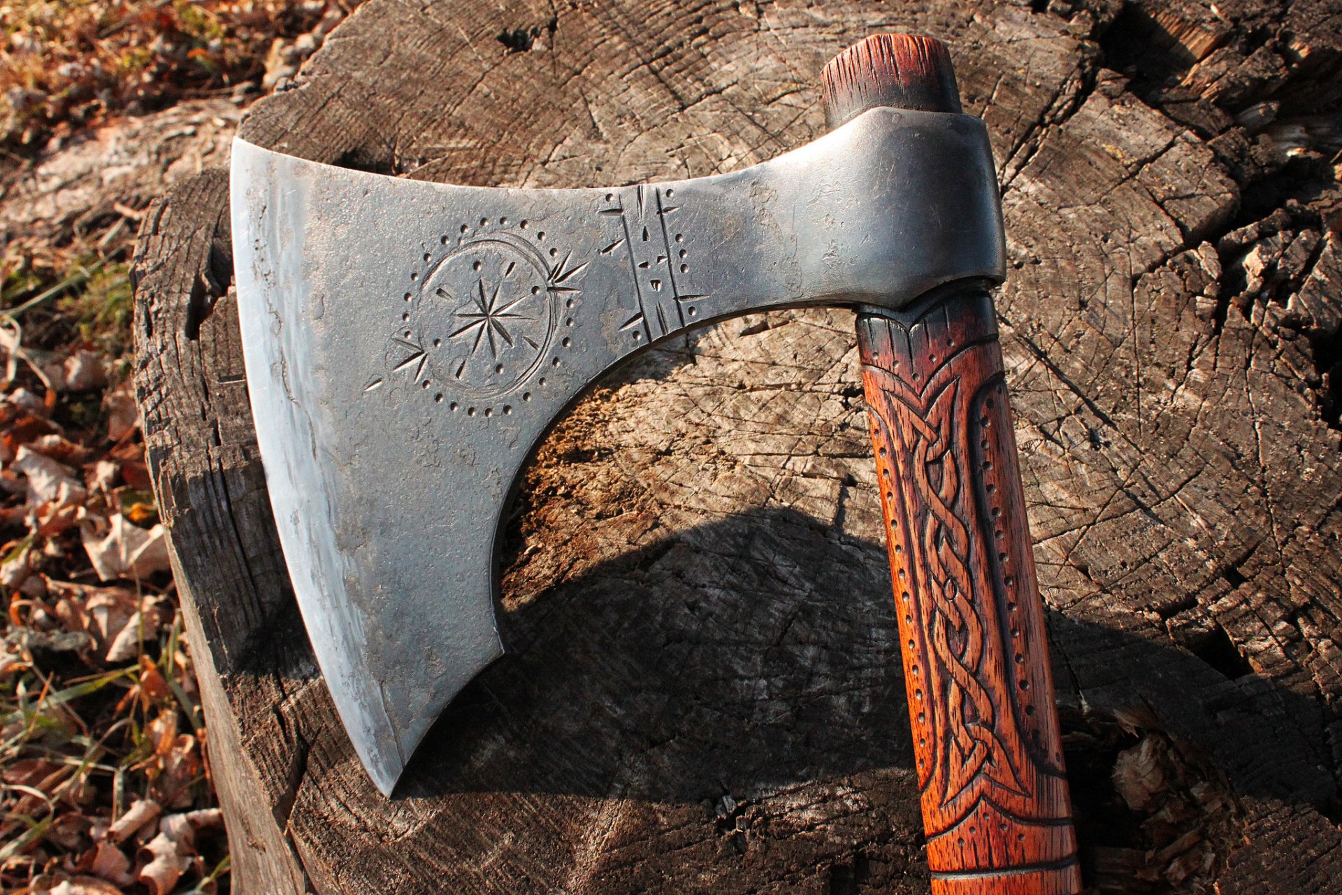 battle axe weapon patterns stump