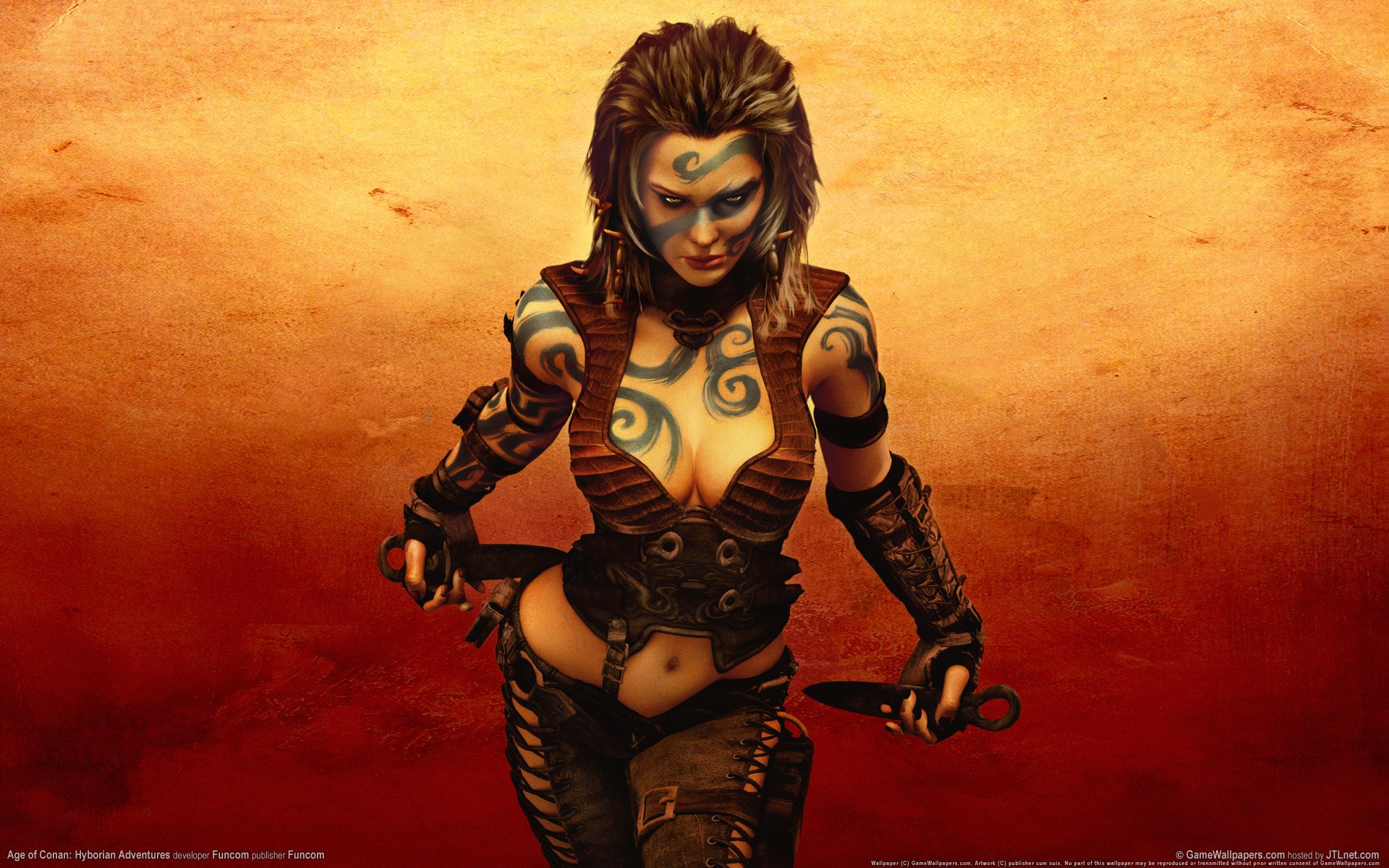 age of conan: hyborian adventures girl dagger